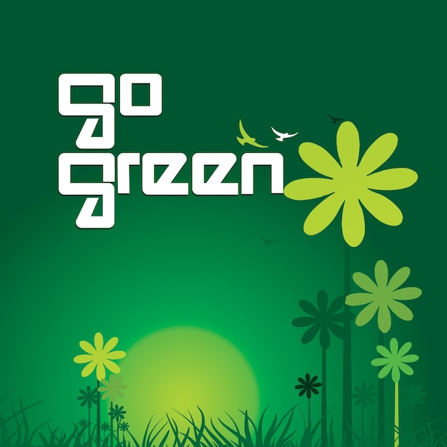 go green world environment concept background green world environment and sustainable development