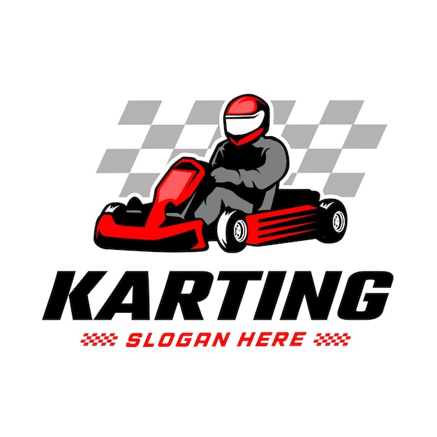 Go kart race-logo