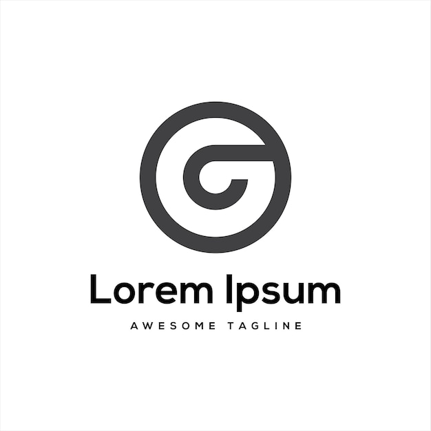 GO Letter Logo Design