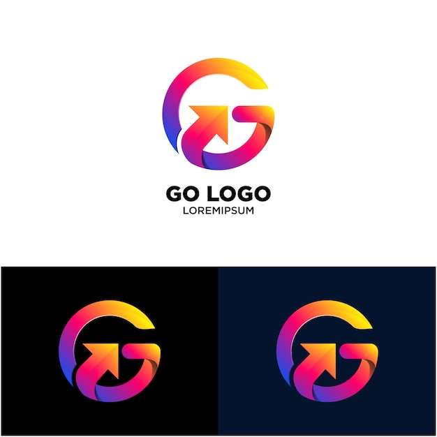 Go-logo verloopkleur