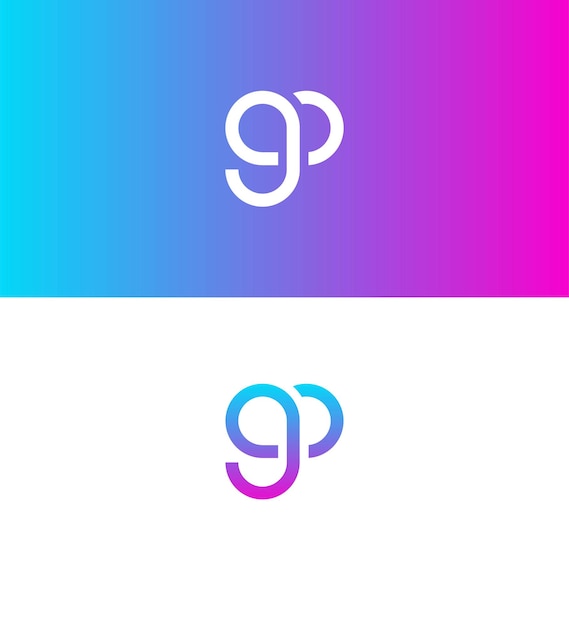 OG 글자 로고 아이콘 GO 브랜드 정체성 템플릿