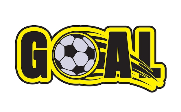 Goal creative text effect