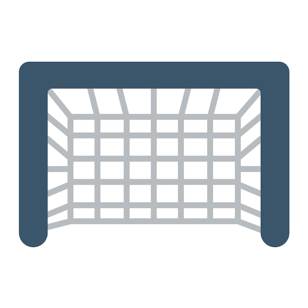 Goal Post Flat Illustration