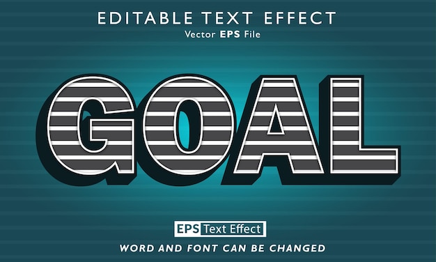 Vector goal text edit