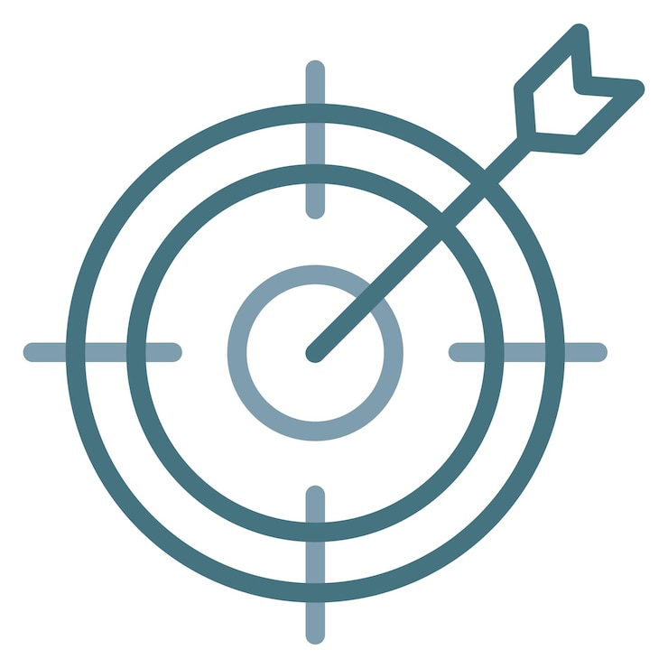 Vector goals icon vector image can be used for retirement