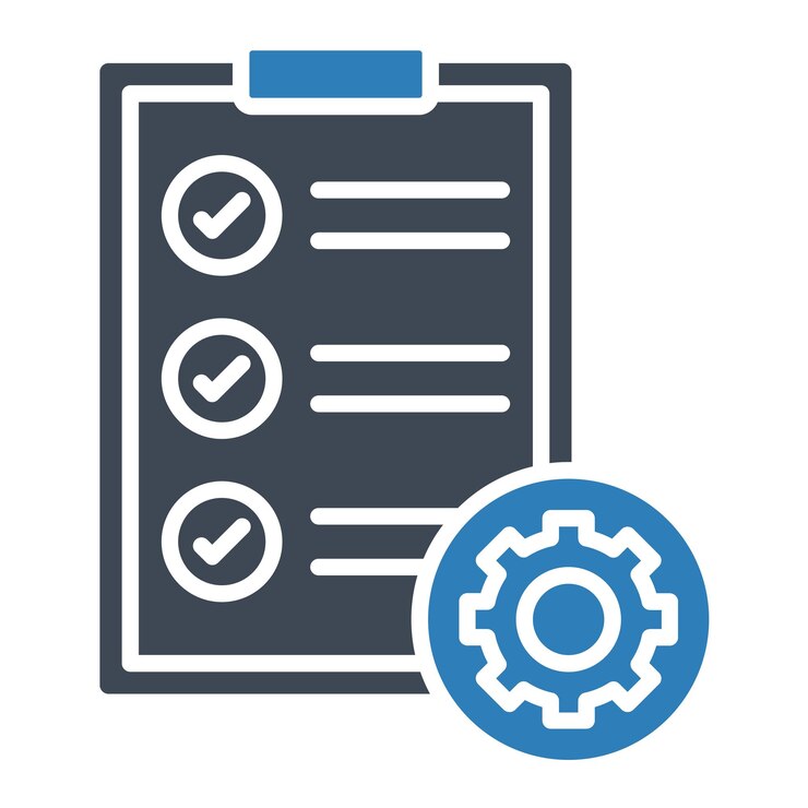 Vector goals management vector illustration style