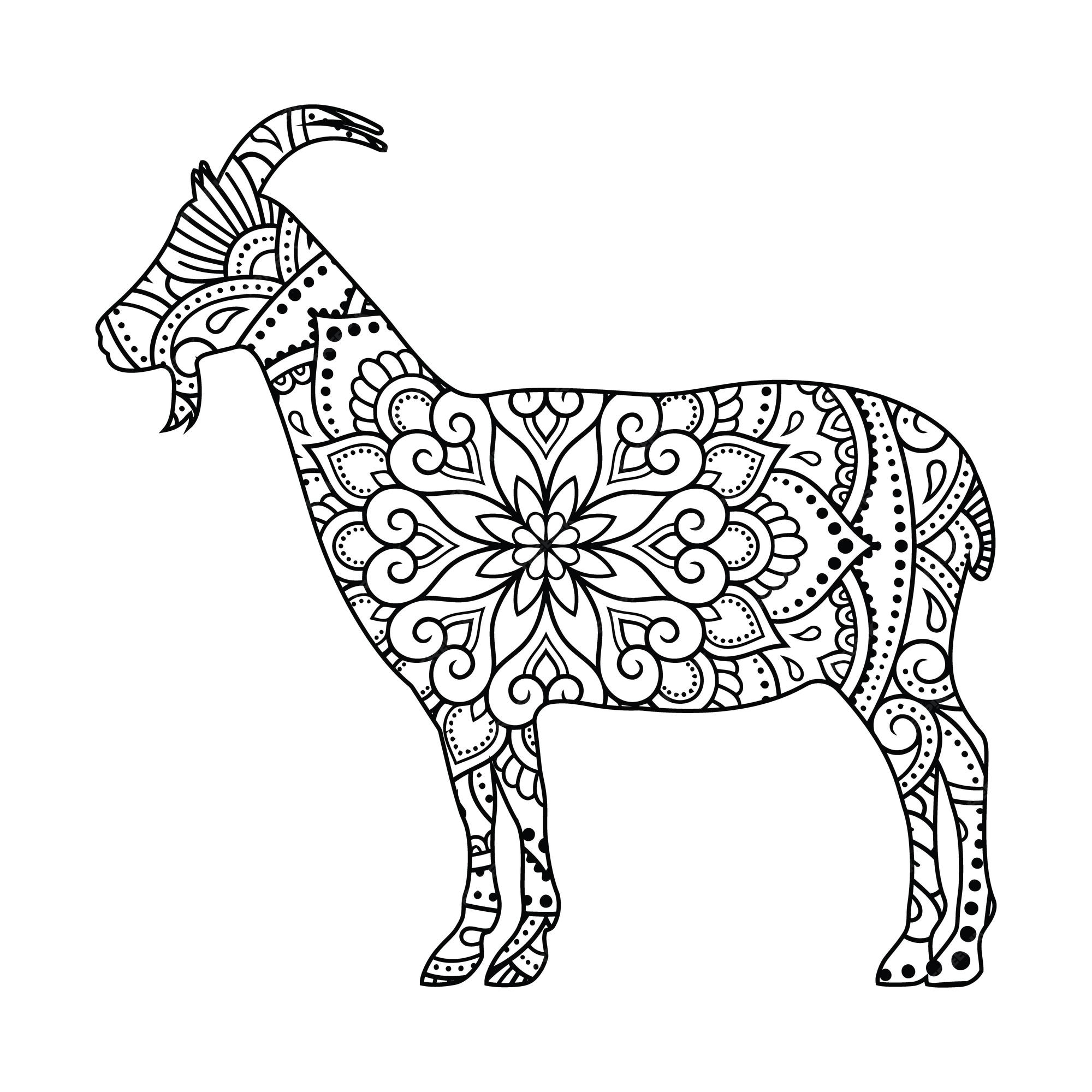 Goat Coloring