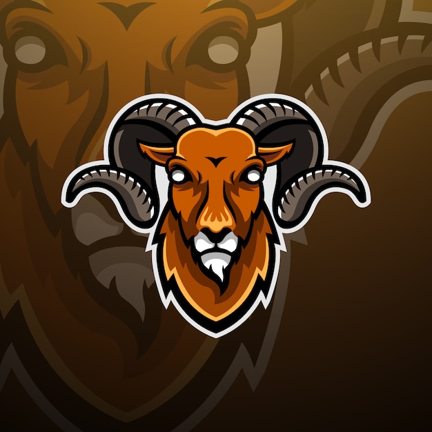 Goat head logo esport