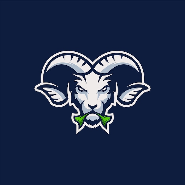 Goat logo design with free editing