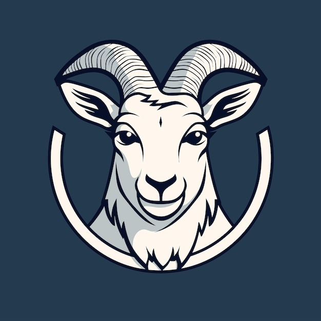 goat logo design