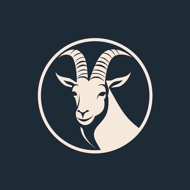 goat logo design