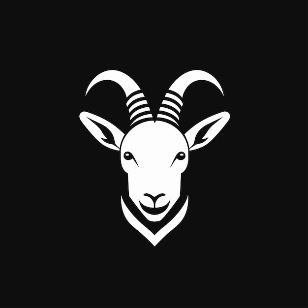 Vector goat logo design
