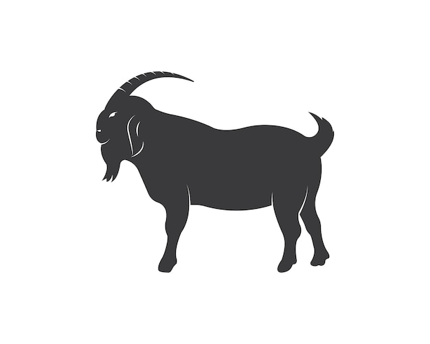 Goat Logo Template vector illustrtion