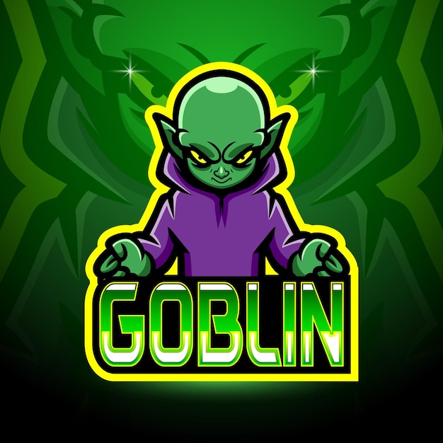 Goblin esport logo mascot design