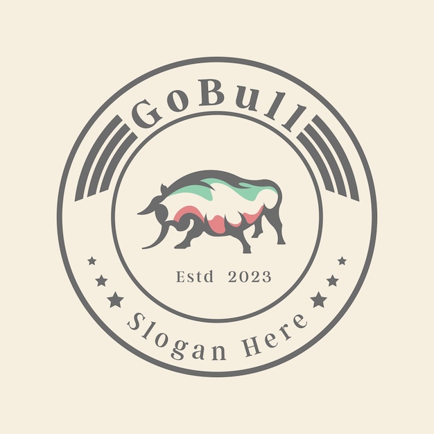 벡터 gobull 디자인 팀 로고