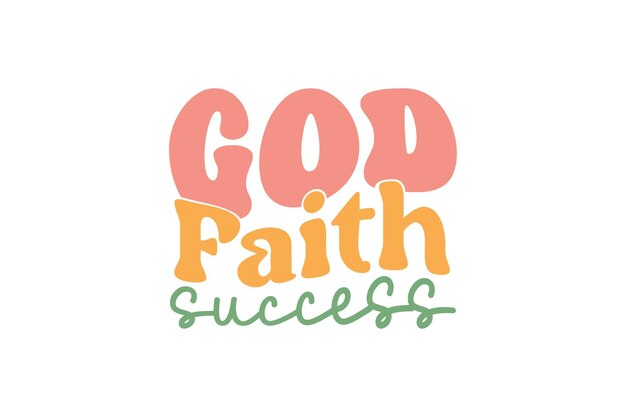 Premium Vector | God faith success vector file