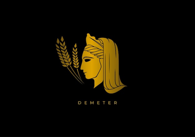 GODDESS OF HARVEST DEMETER LOGO