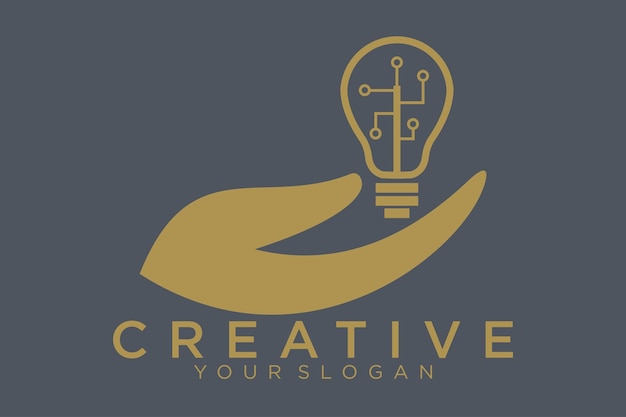 Vector goed idee logo sjabloon ontwerp vector