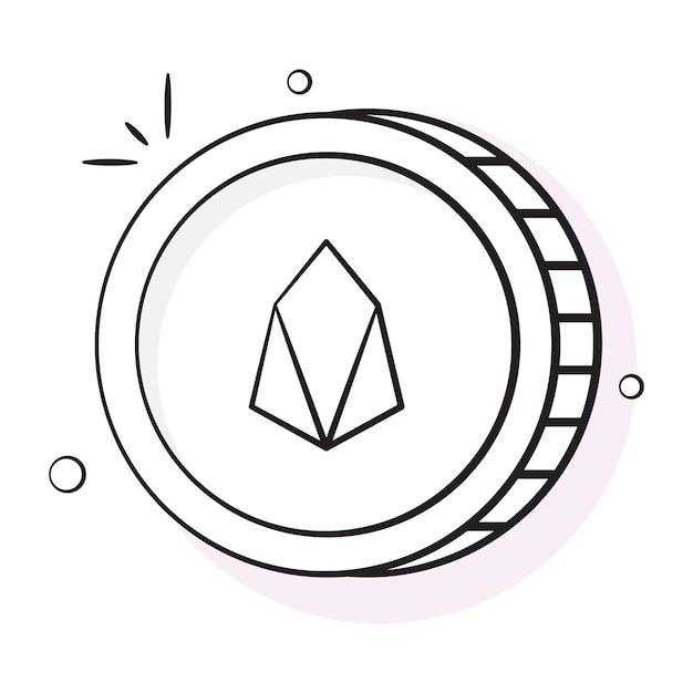 Goed ontworpen icoon van Creditcoin cryptocurrency munt vector ontwerp