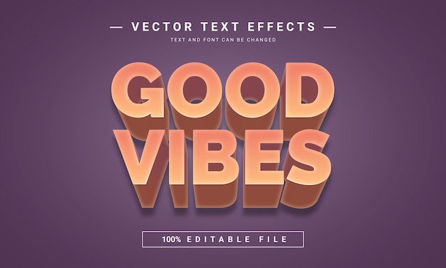 Goed vibes teksteffect