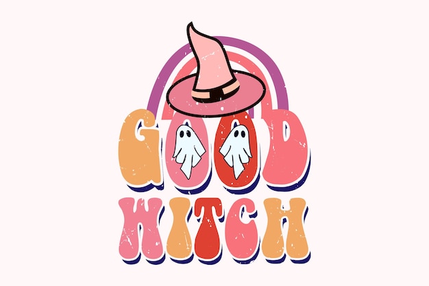 GOEDE HEKS HALLOWEEN T-SHIRT ONTWERP