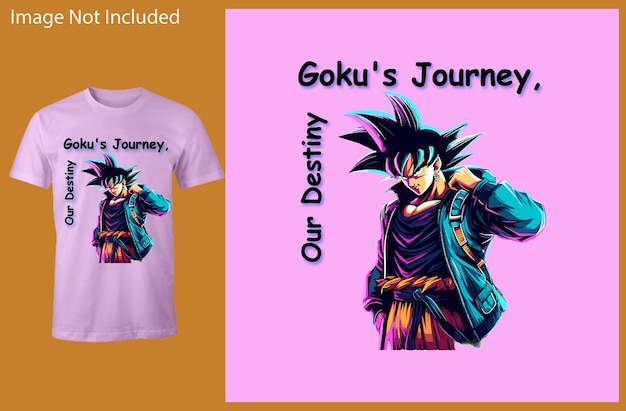 Vector goku son lettering vector illustration saiyan editorial design dragonball pop art for tshirt clipart