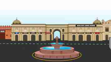 Vector gol darwaza lucknow