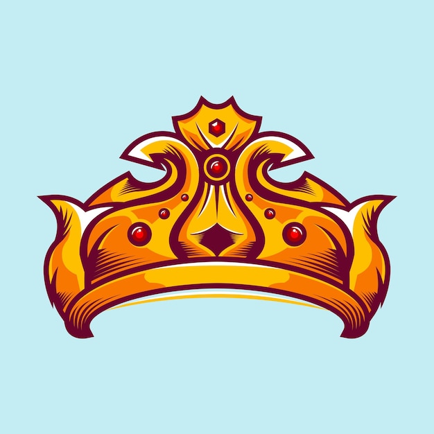 Gold 15 crown vector design illustration