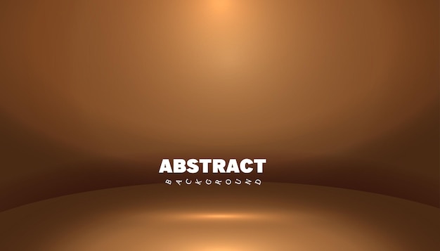 Gold abstract shape studio room Clean empty room