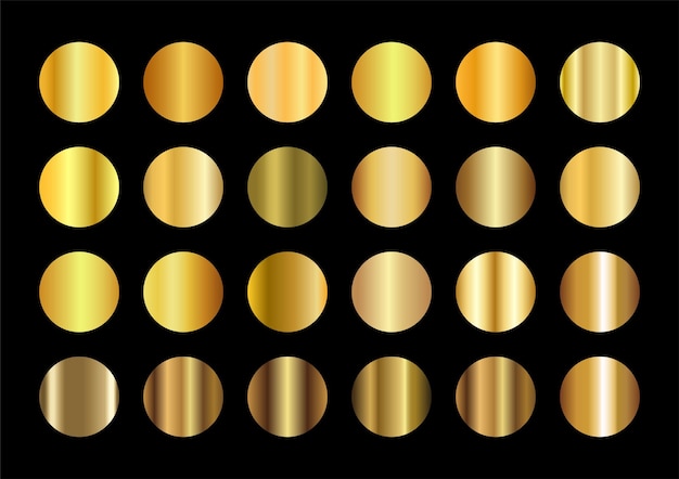 ゴールド バック グラウンド テクスチャ ベクトル アイコン シームレス パターン光の現実的なエレガントな光沢のある金属と金色のグラデーション イラスト