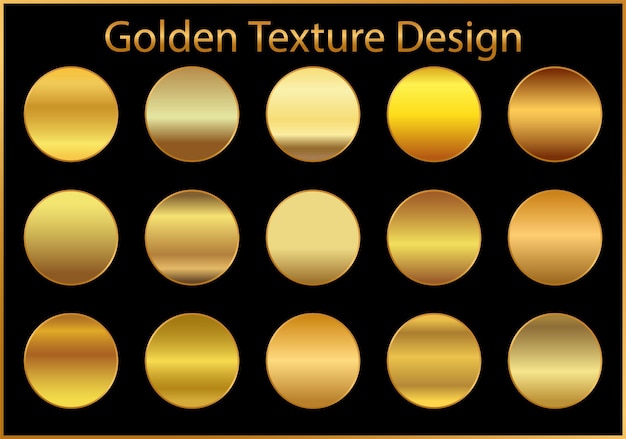 Gold background texture vector icon seamless pattern