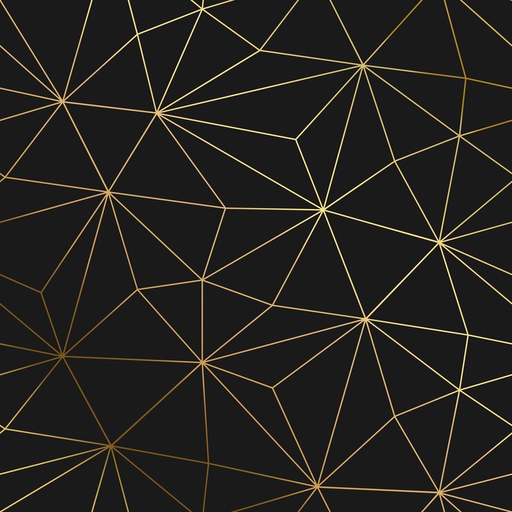 Vector gold black background with luxury geometric texture pattern
