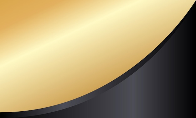 Vector gold and black background