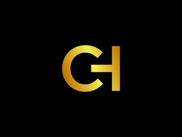 Gold and black logo with the letter g on a black background