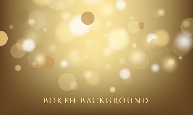 Gold bokeh background, abstract, light texture