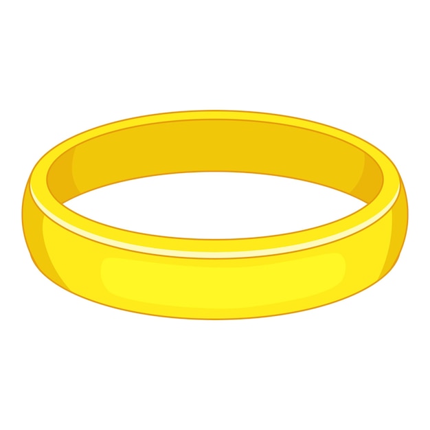 gold bracelet icon cartoon illustration of bracelet vector icon for web design