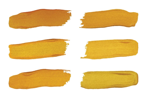 Gold brush set