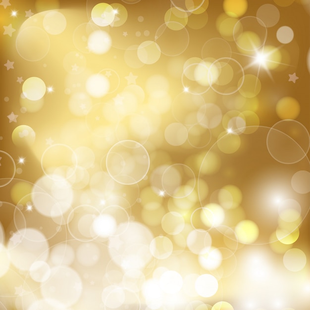 Vector gold christmas background