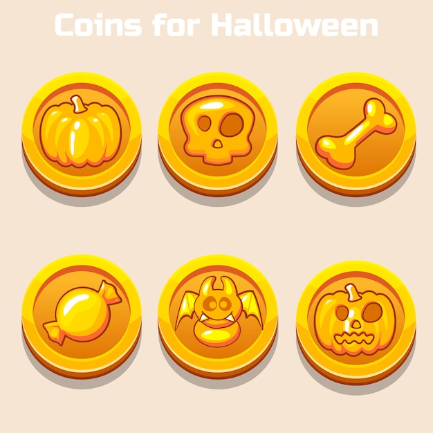 ハロウィーンの金貨