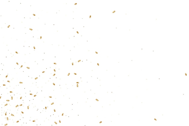 Vector gold confetti background.