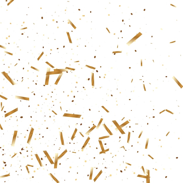 gold confetti background.