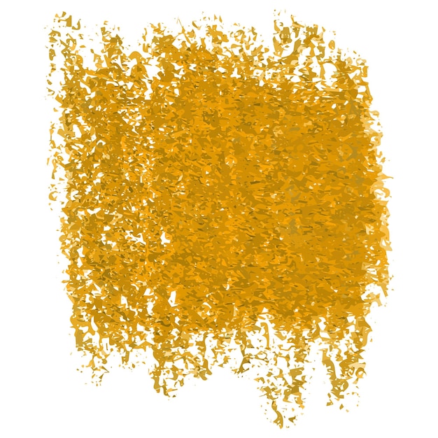 Vector gold crayon paint label background design. vector illustration