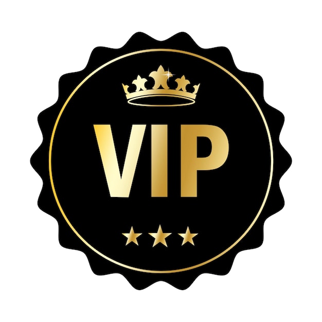 Gold crown vip wreath. Party invitation design. Certificate design. Vector illustration.