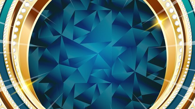 Gold and Diamond vector illustration background