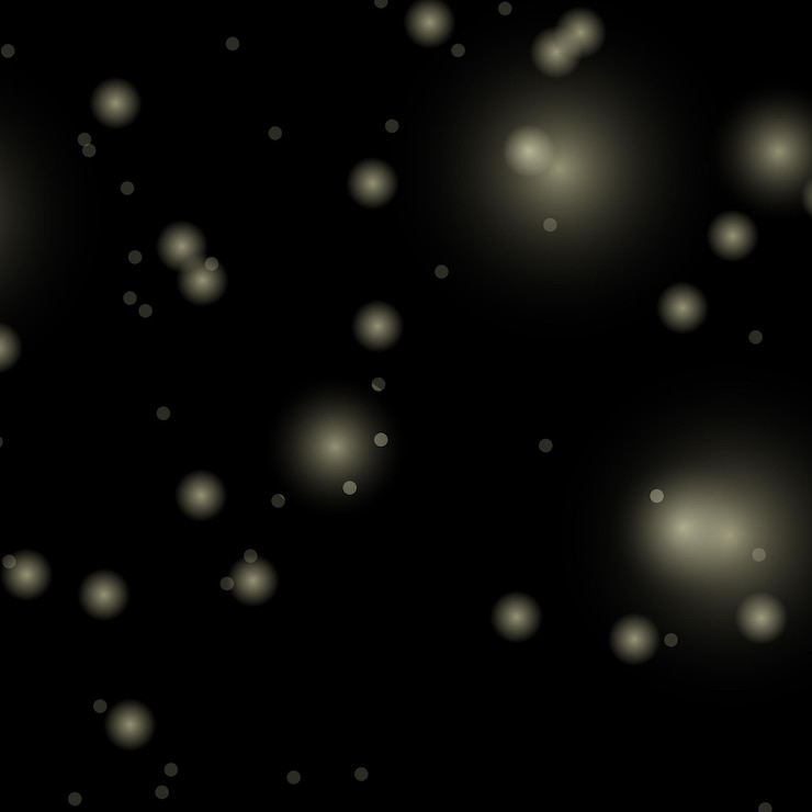 Vector gold dust effect on background