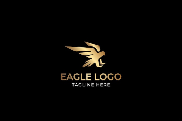 Gold Eagle Logo Design