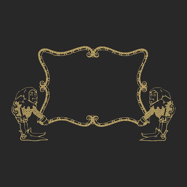 A Gold Frame Design