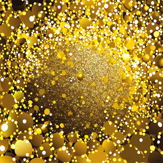 Vector gold glitter background or yellow glitter or orange glitter