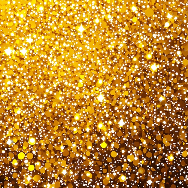 Vector gold glitter background