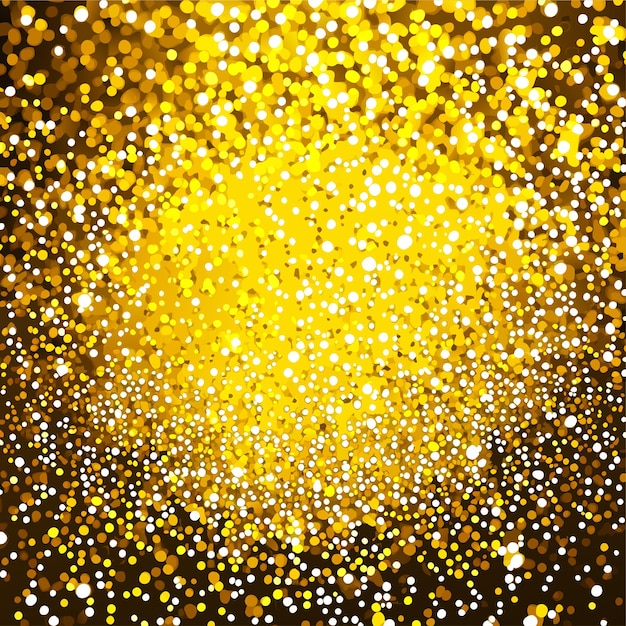 Vector gold glitter background